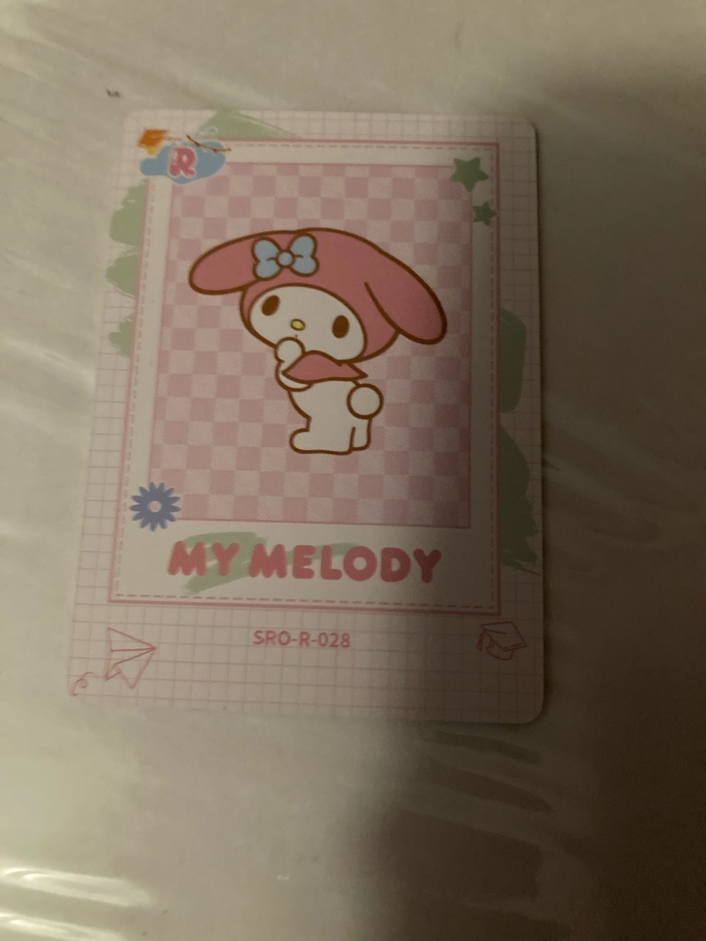 Sanrio My Melody Pink White Trading Card